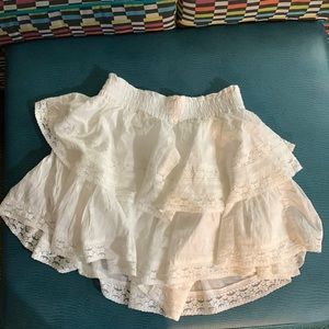 aerie rock n ruffle skirt, size xs, never worn, no problems at all